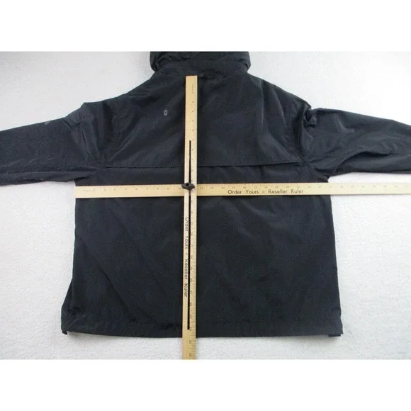 FIGS Jacket Mens XL Black Technical Collection‎ Hooded Windbreaker Outdoor Coat
